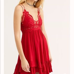 Free People Adella Slip Valentines Day Valentine’s Red